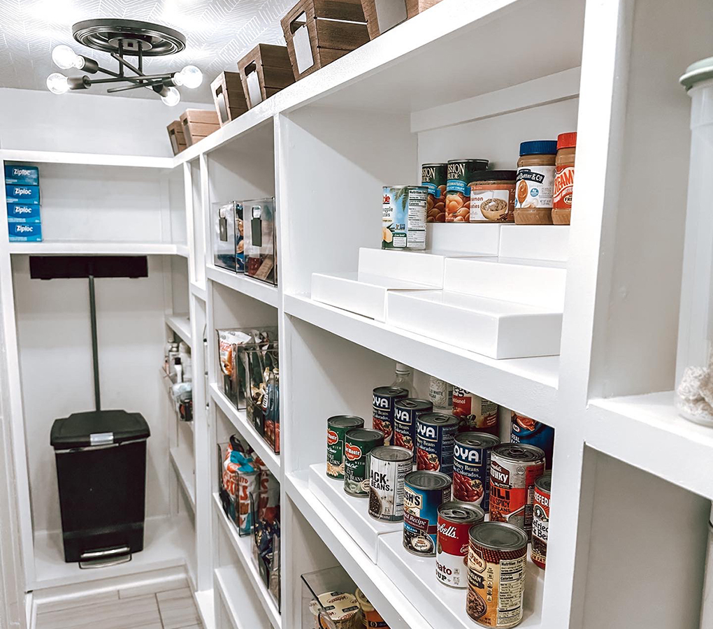 Closet and pantry shelving installation in Nashville